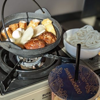 Shinya Shokudo - Oden with udon and complimentary black tea - Izakaya Near Me - Seattle, Washington Shinya Shokudo - Oden with udon and complimentary black tea - Izakaya Near Me - Seattle, Washington