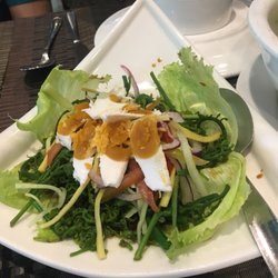 Café Tavera - Seafood salad with salted egg