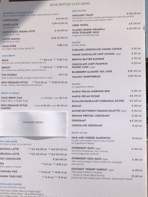 Menu photo 5 Blue Bottle Coffee - Malibu Malibu, CA Menu photo 5 Blue Bottle Coffee - Malibu Malibu, CA