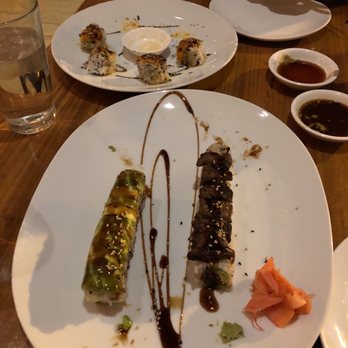 Rise Sushi & Sake Lounge - Flanking maki, Kobe, and unagi role before I ate most of it - Japanese Near Me - Chicago, Illinois Rise Sushi & Sake Lounge - Flanking maki, Kobe, and unagi role before I ate most of it - Japanese Near Me - Chicago, Illinois
