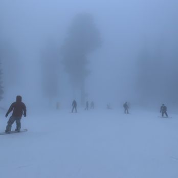 Snow Summit - Foggy - Ski Resorts Near Me - Big Bear Lake, California Snow Summit - Foggy - Ski Resorts Near Me - Big Bear Lake, California