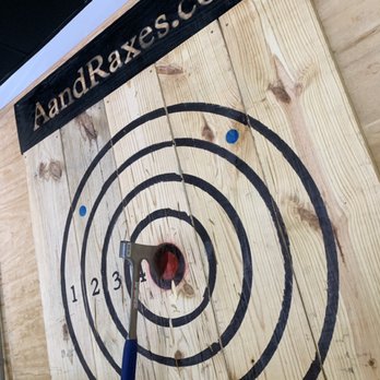 A and R Axe Throwing - Throwing some axes! - Axe Throwing Near Me - Tulsa, Oklahoma