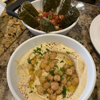 Kabab Spot - Stuffed grape leaves and hummus were nice appetizers! - Mediterranean Near Me - Fort Myers, Florida