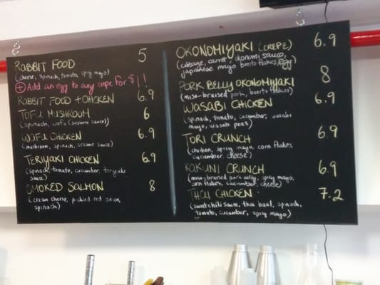 Menu photo 6 Millie Creperie Toronto, ON