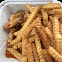 Family Hot Wings & Philly - Wings are fries