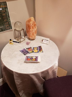 Tarot Card Readings - Since 1979, Sally Thompson has been a highly experienced & proficient psychic medium & the owner of Mystic Shop DC in the heart of the city. She specializes in Psychic Readings, Tarot Card Readings, Chakra Readings, Chakra Cleansings, & more. Sally is a 3rd generation clairvoyant with many repeat clients due to her history of providing over 90% accurate readings. Sally has been using her natural psychic gifts to spiritually counsel clients and provide them with psychic readings for 40+ years. Sally welcomes clients from all walks of life, and she specializes in providing bespoke readings tailored to each client's unique needs. Sally is proficient at analyzing your past, present, & future based on the energy that she feels from each client. Sally will not sugarcoat her readings, and will provide you a reading exactly how she perceives it. Typical subjects of her readings range from your friends & family, relationship matters, & client's careers. Contact Mystic Shop Today if you are ready to uncover your destiny, and to help you with your future and present. Tarot Card Readings - Since 1979, Sally Thompson has been a highly experienced & proficient psychic medium & the owner of Mystic Shop DC in the heart of the city. She specializes in Psychic Readings, Tarot Card Readings, Chakra Readings, Chakra Cleansings, & more. Sally is a 3rd generation clairvoyant with many repeat clients due to her history of providing over 90% accurate readings. Sally has been using her natural psychic gifts to spiritually counsel clients and provide them with psychic readings for 40+ years. Sally welcomes clients from all walks of life, and she specializes in providing bespoke readings tailored to each client's unique needs. Sally is proficient at analyzing your past, present, & future based on the energy that she feels from each client. Sally will not sugarcoat her readings, and will provide you a reading exactly how she perceives it. Typical subjects of her readings range from your friends & family, relationship matters, & client's careers. Contact Mystic Shop Today if you are ready to uncover your destiny, and to help you with your future and present.