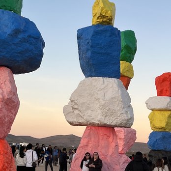 Seven Magic Mountains - Public Art Near Me - Las Vegas, Nevada