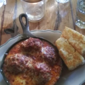 Jacob's Pickles - Meatballs with cornbread - Comfort Food Near Me - New York, New York Jacob's Pickles - Meatballs with cornbread - Comfort Food Near Me - New York, New York