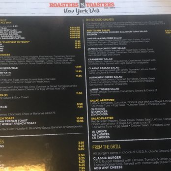 Roasters 'N Toasters - Menu - Breakfast & Brunch Near Me - Pinecrest, Florida