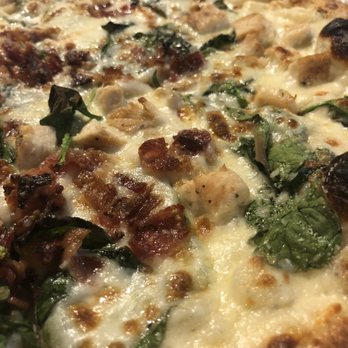 The Rock Yard Kitchen & Bar - Chicken Florentine pizza - Pizza Near Me - Trenton, Texas