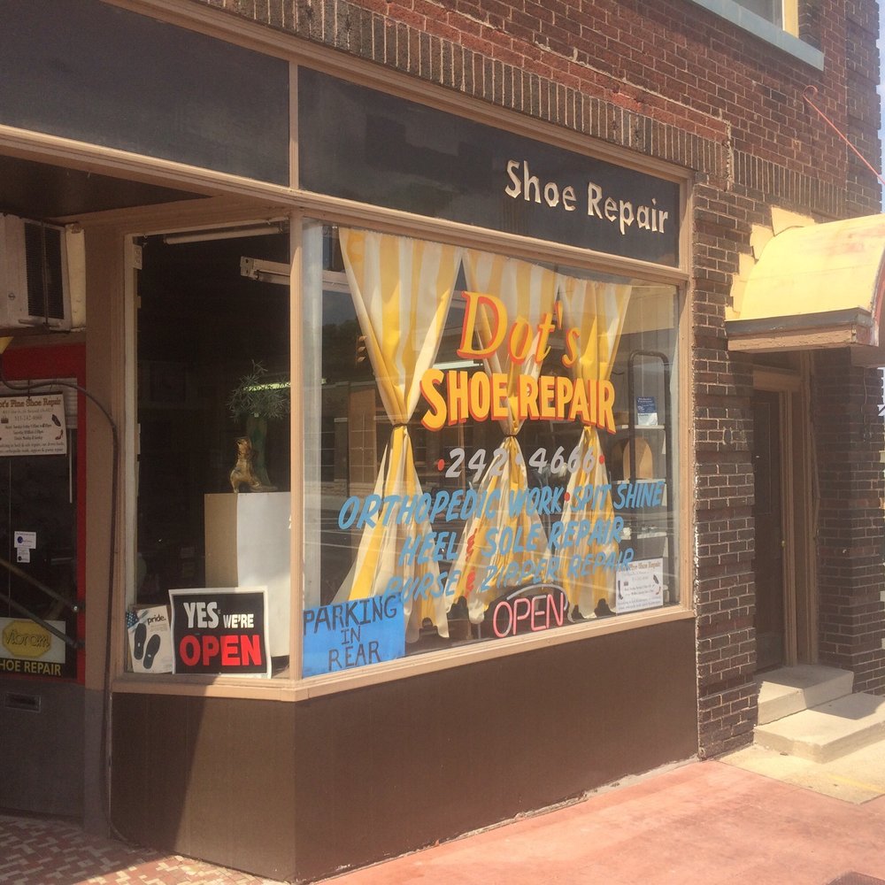 Dot's Fine Shoe Repair - Corner of Bank and Vine - Shoe Repair Near Me - Cincinnati, Ohio Dot's Fine Shoe Repair - Corner of Bank and Vine - Shoe Repair Near Me - Cincinnati, Ohio