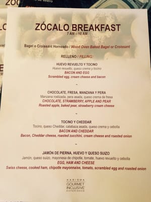 Menu photo 2 El Zócalo México, D.F., DIF