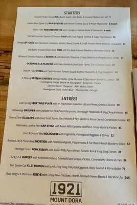 Menu photo 3 1921 Mount Dora Mount Dora, FL Menu photo 3 1921 Mount Dora Mount Dora, FL