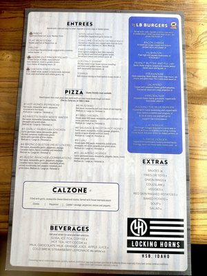 Menu photo 3 Locking Horns Riverside Restaurant Horseshoe Bend, ID Menu photo 3 Locking Horns Riverside Restaurant Horseshoe Bend, ID