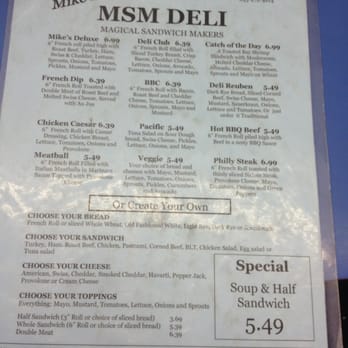 MSM Deli - Menu and number to call ahead as place is ALWAYS packed respectively so due to there excellent food and service - Delis Near Me - Tacoma, Washington MSM Deli - Menu and number to call ahead as place is ALWAYS packed respectively so due to there excellent food and service - Delis Near Me - Tacoma, Washington