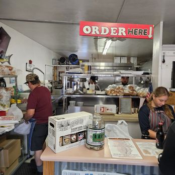 Grove Grinder - Small kitchen very nice employees and the owner in the red shirt and hat very nice man - Sandwiches Near Me - Lemon Grove, California