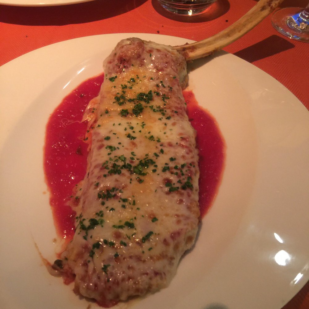 Sinatra - Bone in veal parmigiana - Italian Near Me - Las Vegas, Nevada Sinatra - Bone in veal parmigiana - Italian Near Me - Las Vegas, Nevada