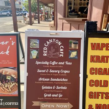 Red Canyon Cafe - Street sign - Coffee & Tea Near Me - Scottsdale, Arizona Red Canyon Cafe - Street sign - Coffee & Tea Near Me - Scottsdale, Arizona