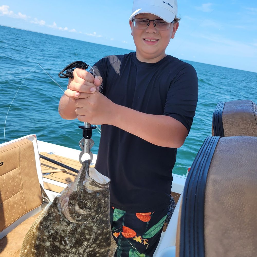 Captain Smiley Fishing Charters - 25 inch Flounder!! - Boat Charters Near Me - Little River, South Carolina Captain Smiley Fishing Charters - 25 inch Flounder!! - Boat Charters Near Me - Little River, South Carolina