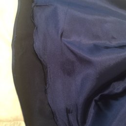This is a dress that they hemmed, .I posted a review and they removed it .... but I guess a picture says it all !!! Busted This is a dress that they hemmed, .I posted a review and they removed it .... but I guess a picture says it all !!! Busted