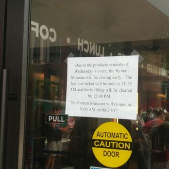 Ryman Auditorium - Rhyman is closing and will kick you out soon...pls spend your $ quickly! - Music Venues Near Me - Nashville, Tennessee