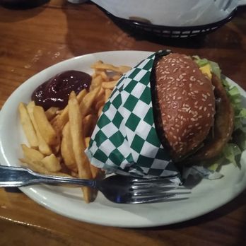 El Patio Original - Cheeseburger and fries - Mexican Near Me - Fremont, California