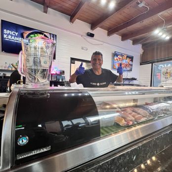Kuro Sushi - Marcel the sushi chef, 1 man army! Happy guy taking all the orders! - Sushi Bars Near Me - San Diego, California Kuro Sushi - Marcel the sushi chef, 1 man army! Happy guy taking all the orders! - Sushi Bars Near Me - San Diego, California