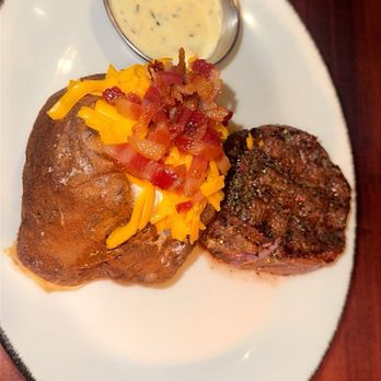 J. Alexander's Restaurant - Filet with bake potato - Seafood Near Me - Plano, Texas J. Alexander's Restaurant - Filet with bake potato - Seafood Near Me - Plano, Texas
