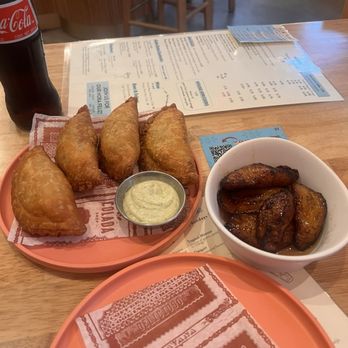 Colada Shop - EMPANDA PLATTER Dupont  STEWED SWEET PLANTAINS - Coffee & Tea Near Me - Washington, DC, District of Columbia