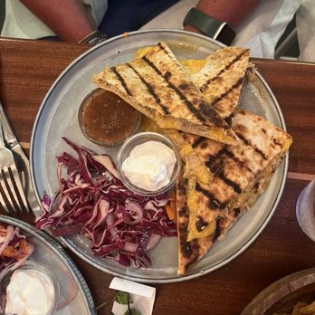 The Longboard - Chicken Quesadillas with Pickled Red Cabbage - Bars Near Me - Cruz Bay, Virgin Islands The Longboard - Chicken Quesadillas with Pickled Red Cabbage - Bars Near Me - Cruz Bay, Virgin Islands