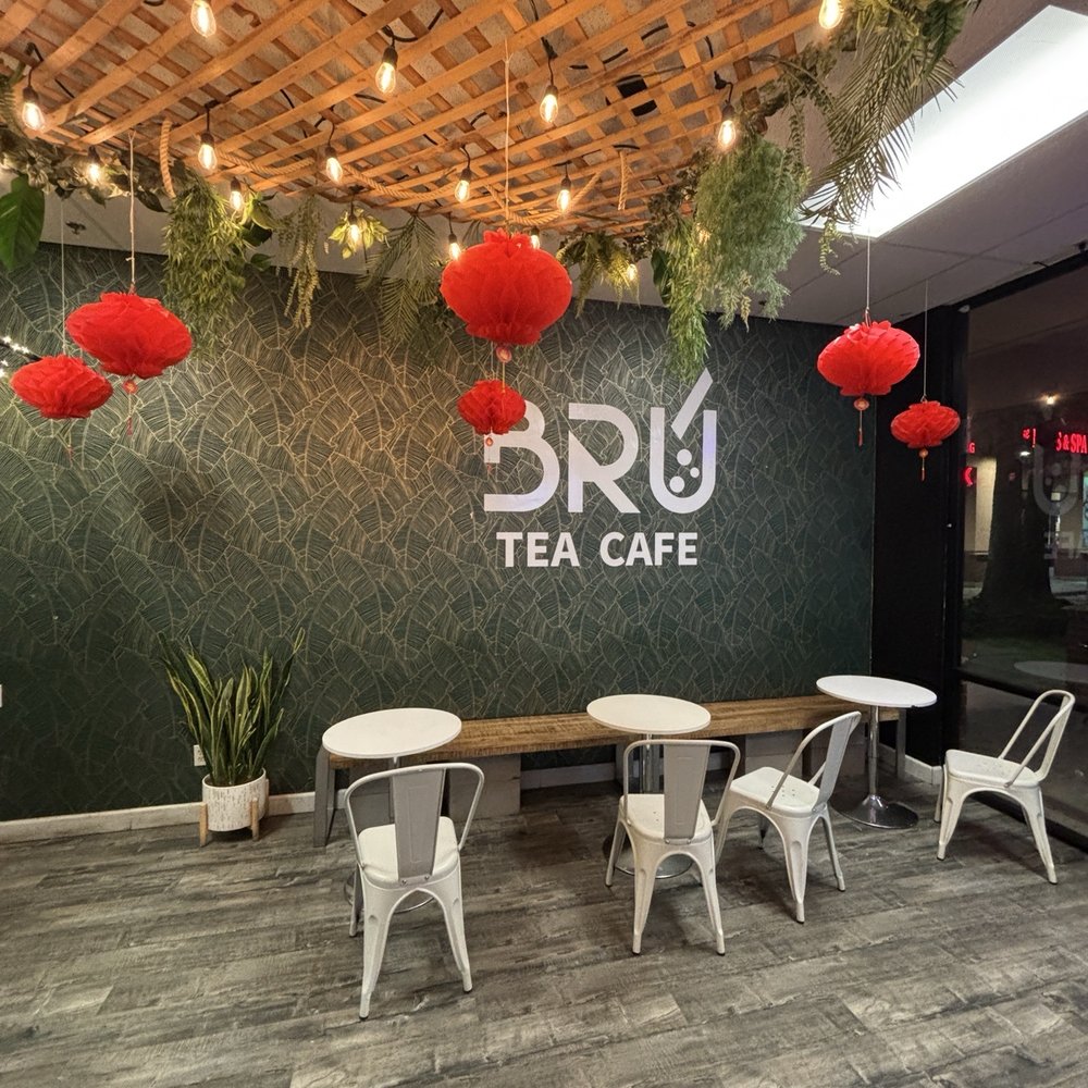 Bru Tea Cafe - Inside - Bubble Tea Near Me - Elk Grove, California Bru Tea Cafe - Inside - Bubble Tea Near Me - Elk Grove, California