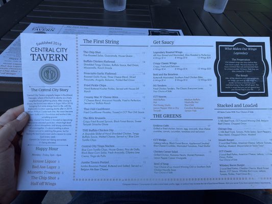 Menu photo 2 Central City Tavern - Sugar Hill Sugar Hill, GA
