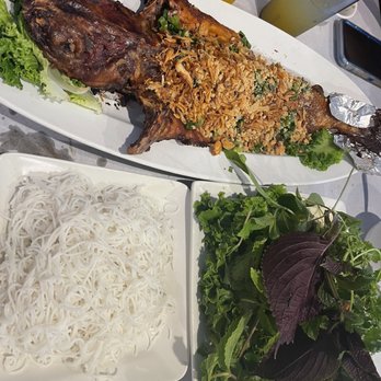 Bien Hen Restaurant - Grilled medium size catfish - Seafood Near Me - Westminster, California