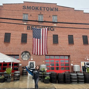 Smoketown Brewing Station - My girlfriend and the entrance. - Breweries Near Me - Brunswick, Maryland Smoketown Brewing Station - My girlfriend and the entrance. - Breweries Near Me - Brunswick, Maryland