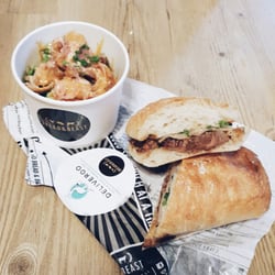 Bread & Beast - Ngau Lam Wich + Chicken Skin Chips, Deliveroo-ed to my door!
