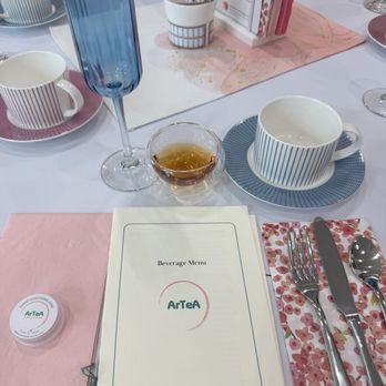 ArTeA - Table setting - Bubble Tea Near Me - McLean, Virginia