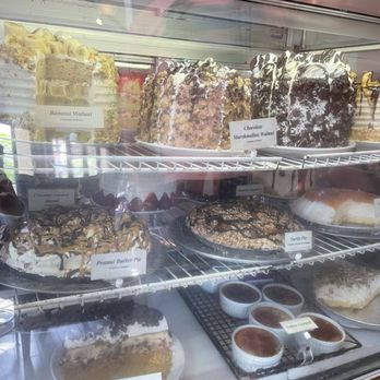 Rosine's Restaurant - Cake display - American Near Me - Monterey, California Rosine's Restaurant - Cake display - American Near Me - Monterey, California
