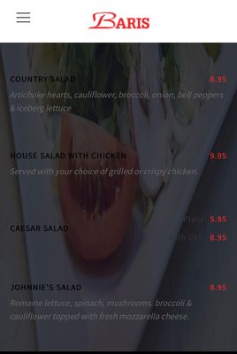 Menu photo 8 Baris Pasta & Pizza Pflugerville, TX
