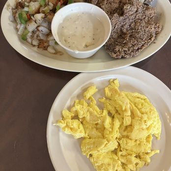 Stagecoach Restaurant - Chicken Fried Boneless Chops with Eggs - Breakfast & Brunch Near Me - Sacramento, California Stagecoach Restaurant - Chicken Fried Boneless Chops with Eggs - Breakfast & Brunch Near Me - Sacramento, California