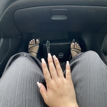 Lovely Nails - Gel Pedicure w/ Acrylic on big toe and Full set Acrylic - Nail Salons Near Me - Jacksonville, North Carolina Lovely Nails - Gel Pedicure w/ Acrylic on big toe and Full set Acrylic - Nail Salons Near Me - Jacksonville, North Carolina