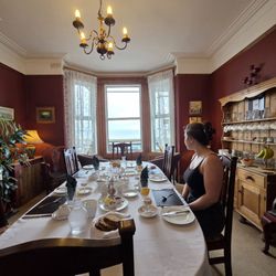 Hargreaves House - Beautiful breakfast room.  If you zoom,  you can see the view of the lough. What a wonderful way to start the day!