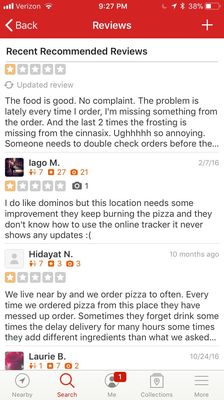 Domino's Pizza by null