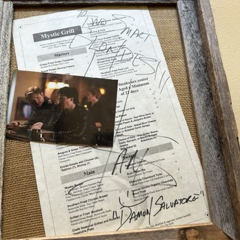 Mystic Grill - signed menu from Ian - Southern Near Me - Covington, Georgia Mystic Grill - signed menu from Ian - Southern Near Me - Covington, Georgia