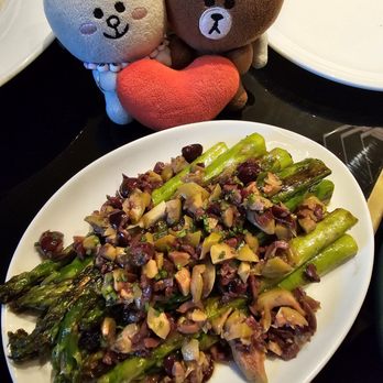 Cino - Asparagus with Olive tapenade and lemon - Italian Near Me - Honolulu, Hawaii Cino - Asparagus with Olive tapenade and lemon - Italian Near Me - Honolulu, Hawaii