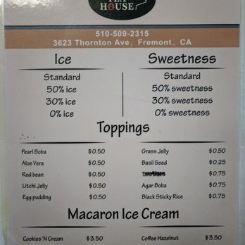 ChaChaCha - Menu - Desserts Near Me - Fremont, California