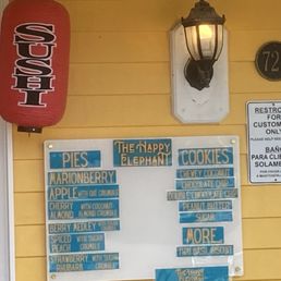 Dessert menu. Dessert menu.