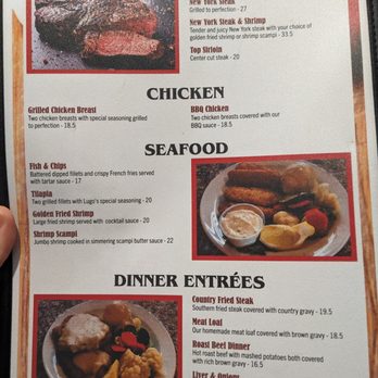 Lugo's Grill - Menu Entrees - Breakfast & Brunch Near Me - Ridgecrest, California