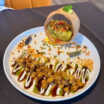 Jalwa Indian Bistro - De constructed samosa - Indian Near Me - Raleigh, North Carolina