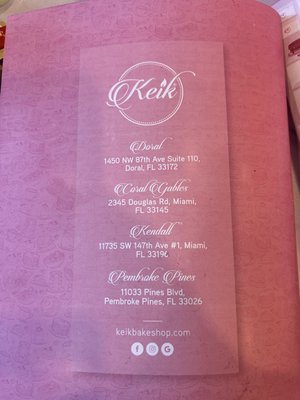 Menu photo 4 Keik Restaurant Pembroke Pines, FL Menu photo 4 Keik Restaurant Pembroke Pines, FL