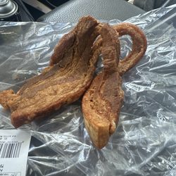 El Rancho Supermarket - Chicharron con carne/Pork Belly with crackling (pictured .190 lbs) $2.85